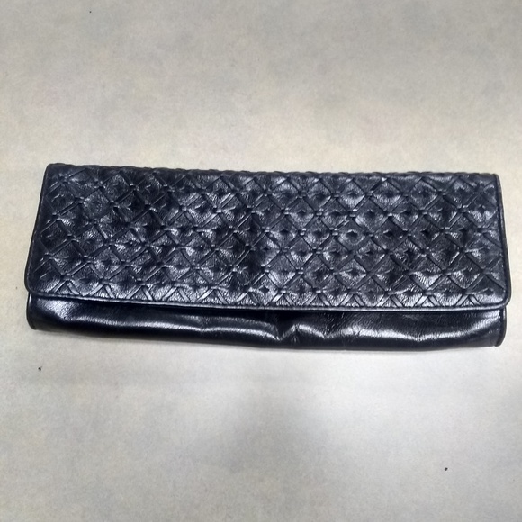 Via Spiga Black Leather clutch - Picture 1 of 6